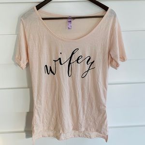 Wifey Graphic Short Sleeve Tee